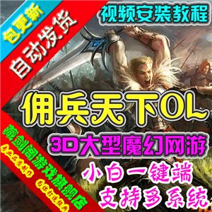 佣兵天下 网络游戏单机版一键端运行GM刷元宝金钱等级魂值积分