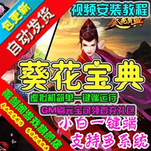 葵花宝典网页游戏单机版武侠风虚拟机简单一键端GM刷元宝首充礼包
