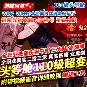 DOF110级单机版超变头等舱三大陆全职业真伤二觉三觉