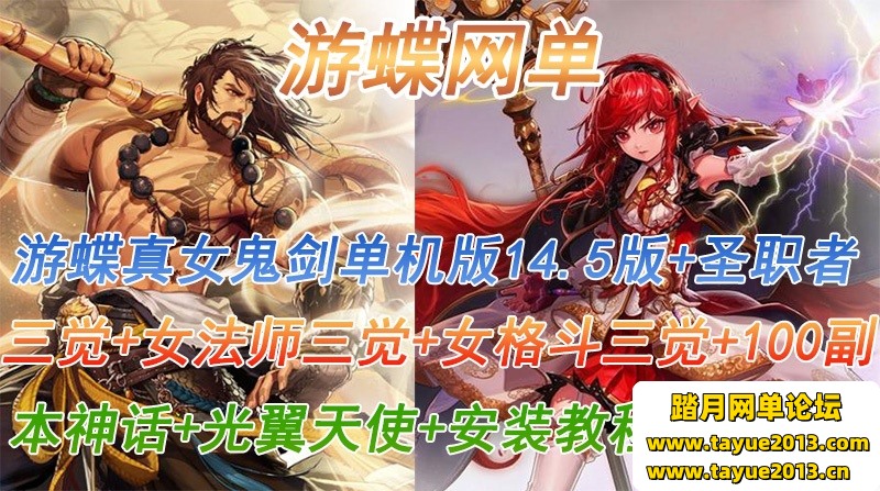 真女鬼剑第14.5版DNF单机版圣职者三觉女法师女格斗三觉100级