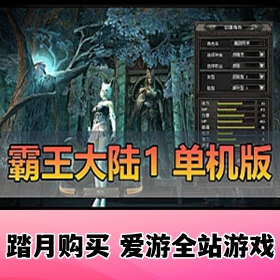 稀有怀旧网游霸王大陆1.0单机版虚拟机一件端GM后台可刷物品自定义属性