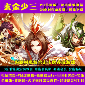 玄金少三 一键端 电脑架设 VM虚拟机 PC手游模拟器版 单机 非联网