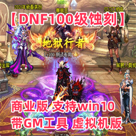【DNF100级蚀刻】商业版、支持win10、带GM工具、虚拟机版