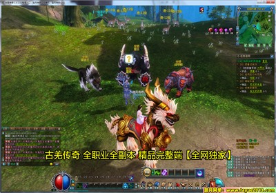 【踏月网单】古羌传奇完美端网游单机版 含GM工具特色玩法