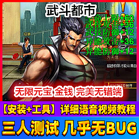 【踏月网单】武斗都市回合制网游单机版 全副本一键端 无限钻石版网单