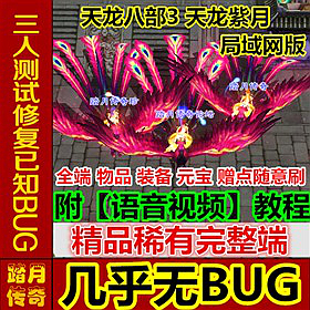 【踏月网单】天龙八部3天龙紫月网游单机版 特色局域网版网单
