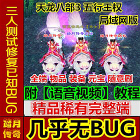 【踏月网单】天龙八部3五行王权网游单机局域网版网单 GM工具