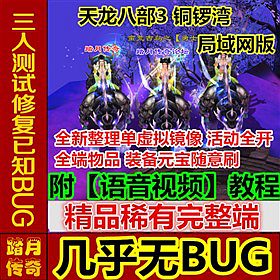 【踏月网单】天龙八部 铜锣湾网游单机局域网版 武意功能