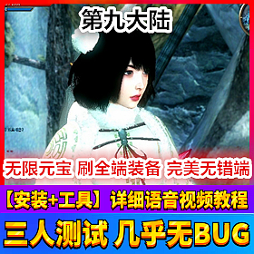 【踏月网单】第九大陆网游单机版修复守护塔夜行者无限点券