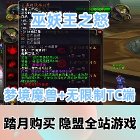 【巫妖王之怒网游单机版】梦境魔兽开过群服无限制TC端